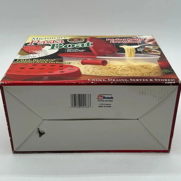 Microwave PASTA BOAT by Telebrands As Seen On TV Perfect Pasta New - Picture 4 of 4